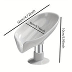 Soap Box Drain Soap Holder Bathroom Accessories Suction Cup Soap