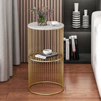 Light Luxury Side Table Small Coffee Table Flower Few Sofa Corner Cabinet