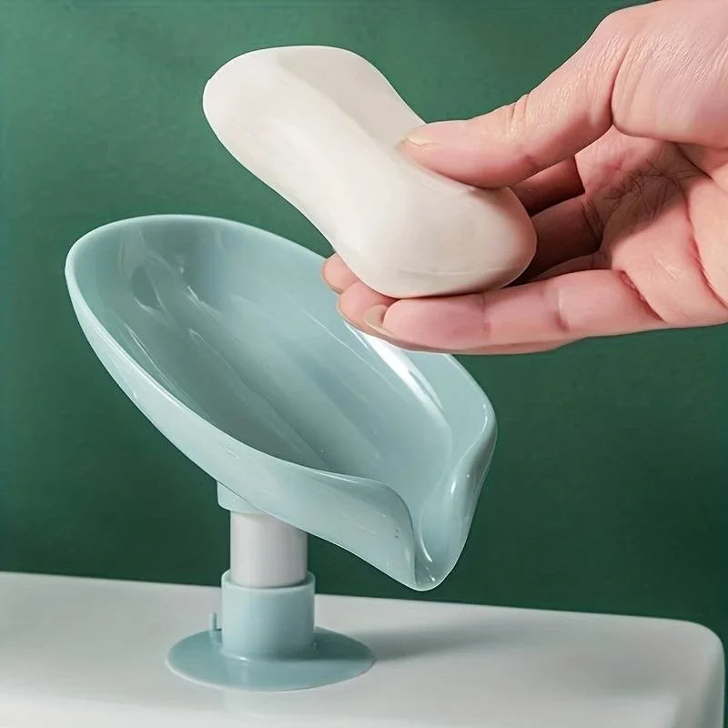 Soap Box Drain Soap Holder Bathroom Accessories Suction Cup Soap