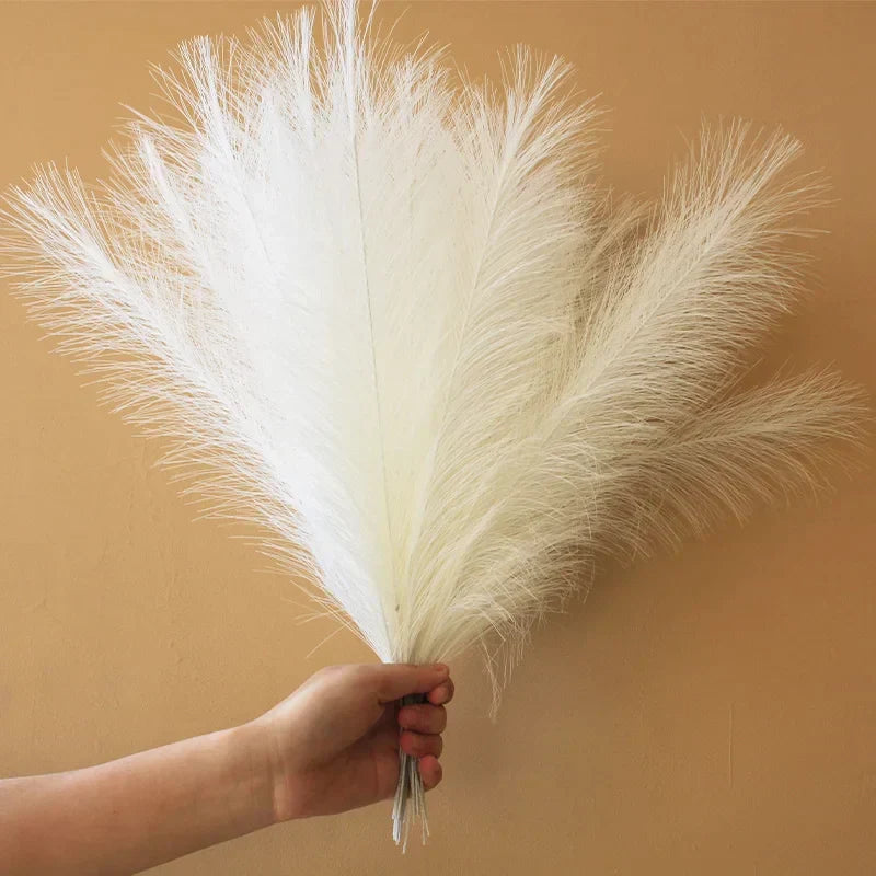 Artificial Fluffy Pampas Grass Bouquet Wedding Party Decoration Flowers