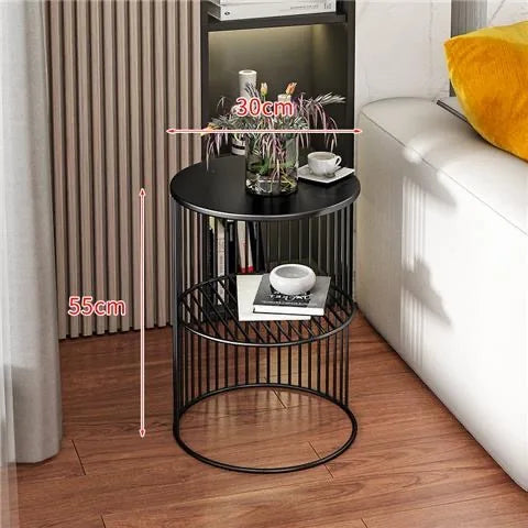 Light Luxury Side Table Small Coffee Table Flower Few Sofa Corner Cabinet