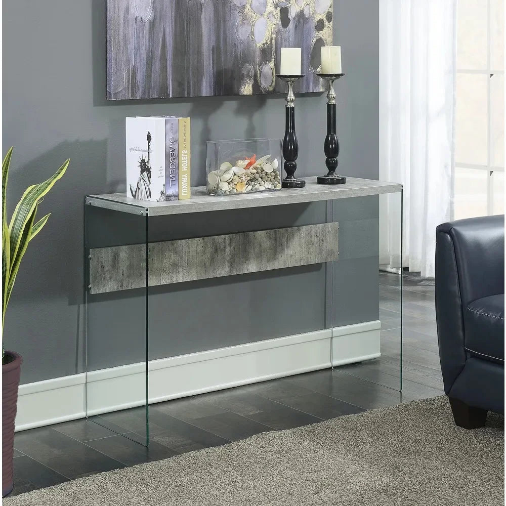 Table Home Furniture for Sitting Room Faux Birch Desk Coffee Side Living Tea